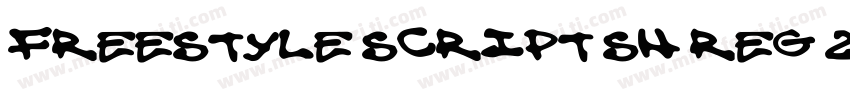 Freestyle Script SH Reg 2 styles in字体转换